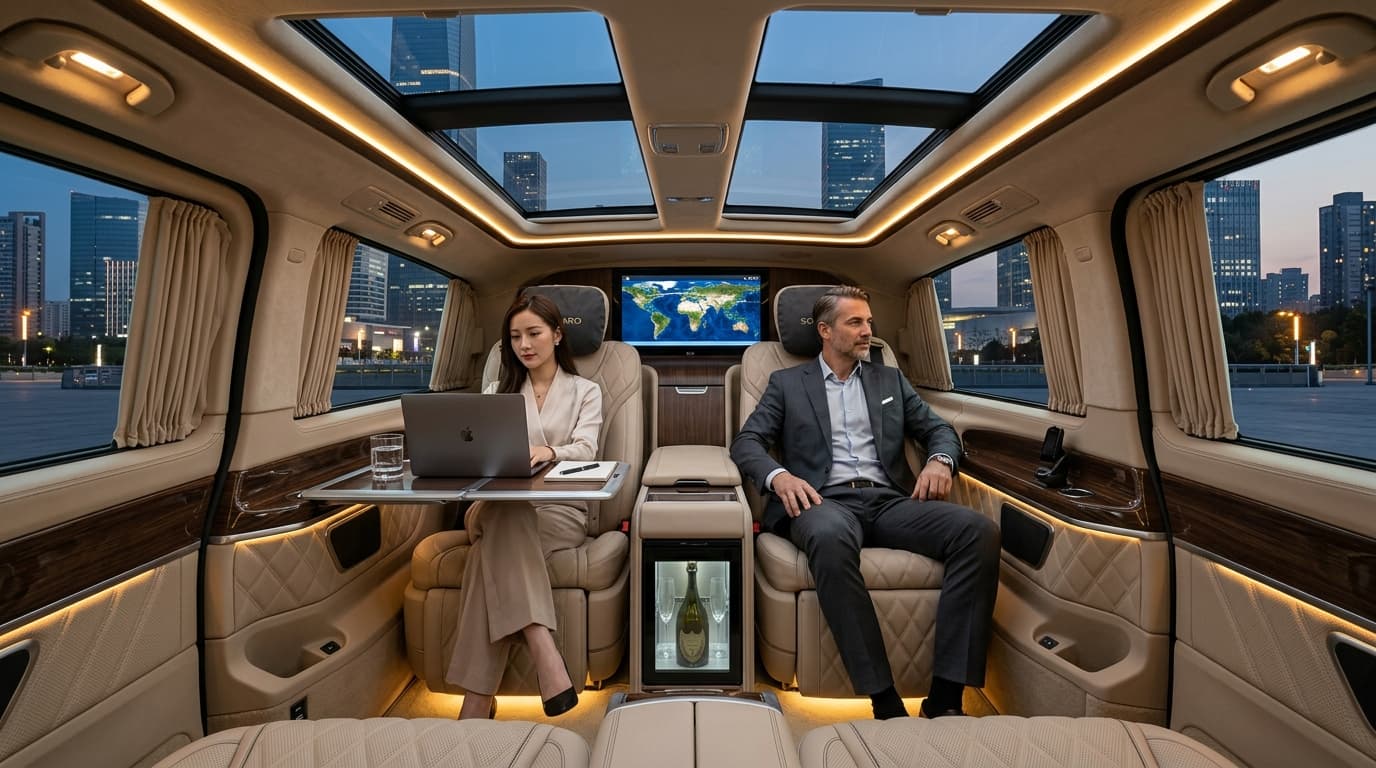 เบาะ Sofaro First Class Captain Seats ใน ZEEKR 009 สเปกไทย